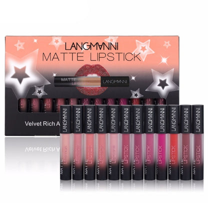 Matte Velvet Lipstick Set – Waterproof & Long-Lasting