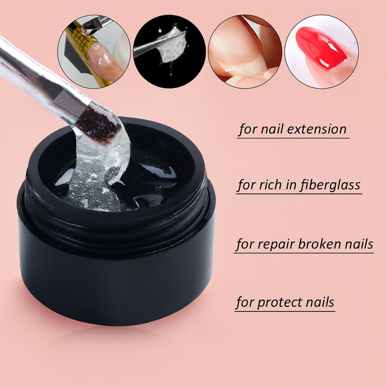 Nail Repair & Extension Gel – Fiberglass Builder