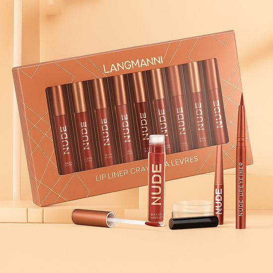 12pcs Matte Lipstick & Lip Liner Set – Waterproof
