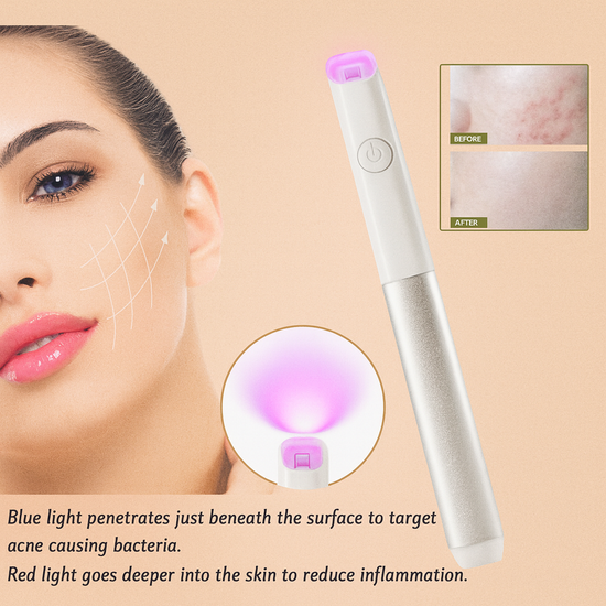 Red & Blue Light Acne Treatment Device