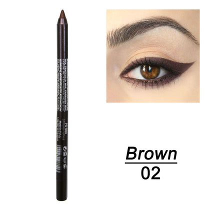 Dual-Use Waterproof Gel Eyeliner Pen
